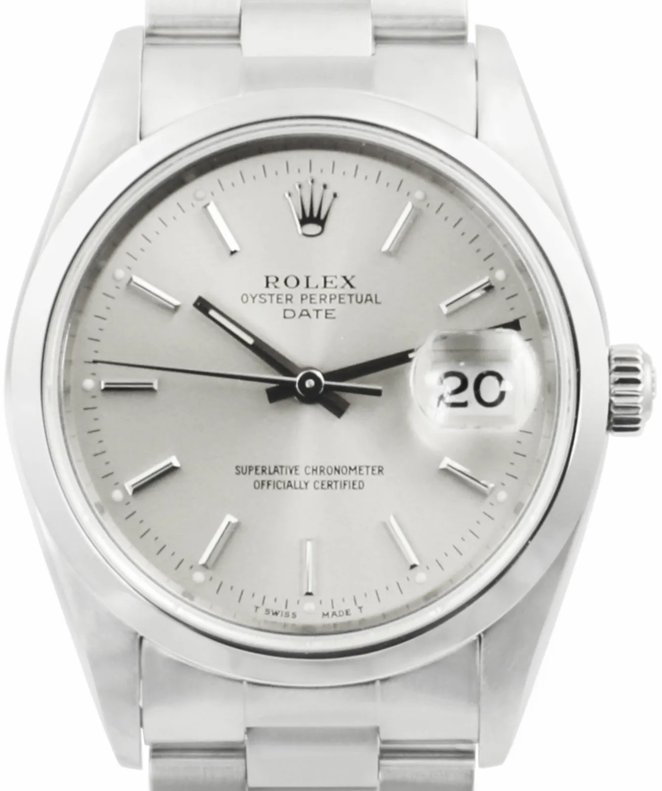 Rolex Oyster Perpetual Date 15200 34mm Stainless steel •