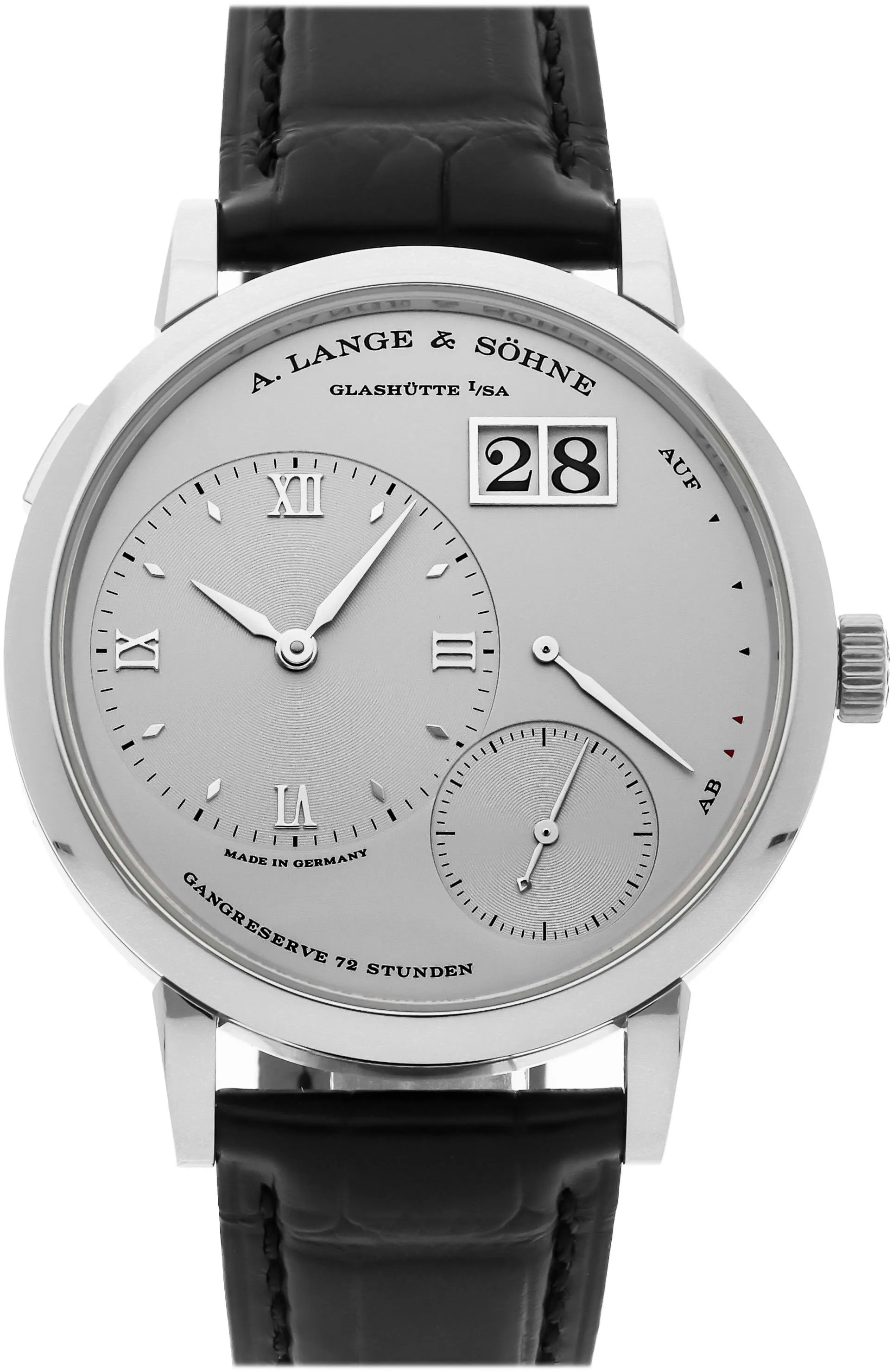 A. Lange & Söhne Grand Lange 1 117.025 41mm Platinum Silver