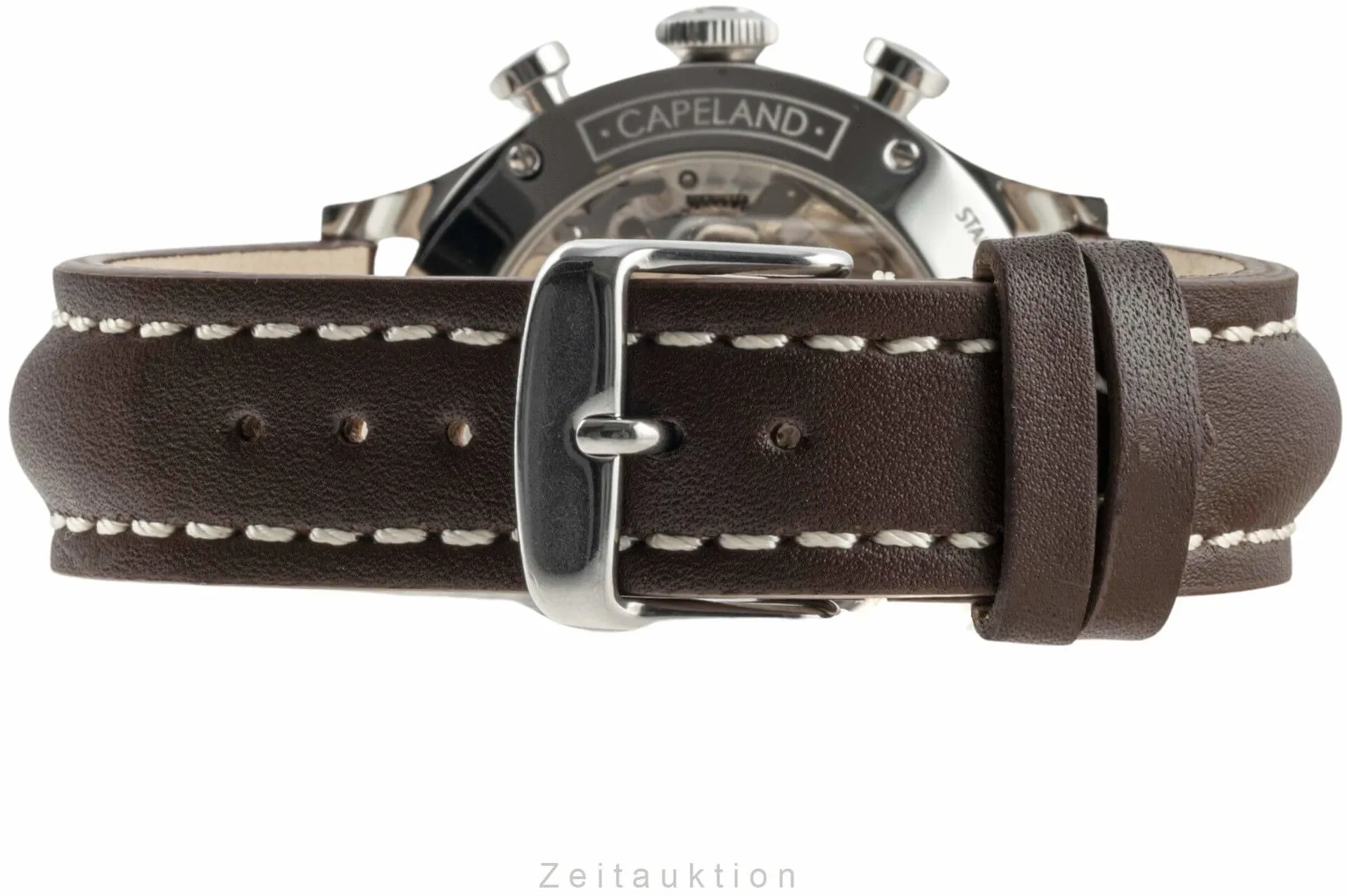 Baume & Mercier Capeland 65726 42mm Stainless steel Brown 11