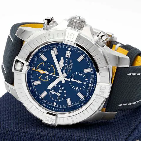 Breitling Avenger A13317101C1X2 45mm Stainless steel Blue