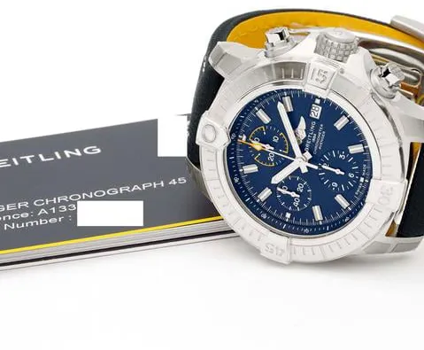 Breitling Avenger A13317101C1X2 45mm Stainless steel Blue 4