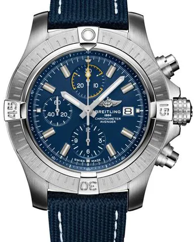 Breitling Avenger A13317101C1X2 45mm Stainless steel Blue 7