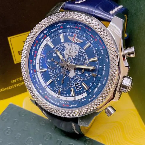 Breitling Bentley AB0521 49mm Stainless steel Blue
