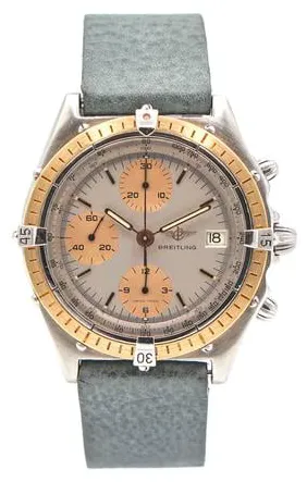 Breitling Chronomat 81950 39mm Yellow gold and stainless steel Gray 1