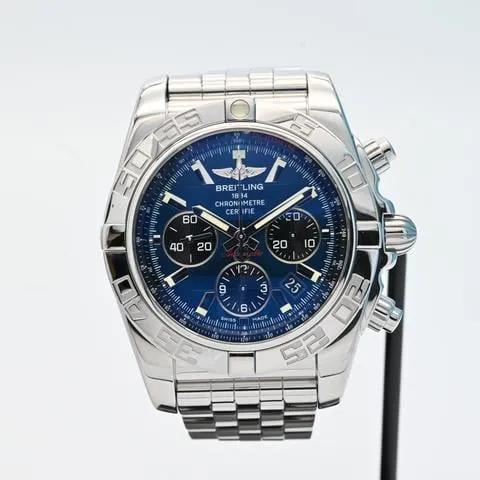 Breitling Chronomat AB0110 44mm Stainless steel Blue