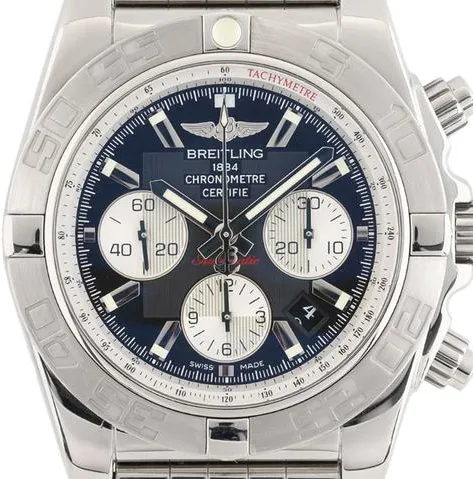 Breitling Chronomat AB0110 44mm Stainless steel Blue 1