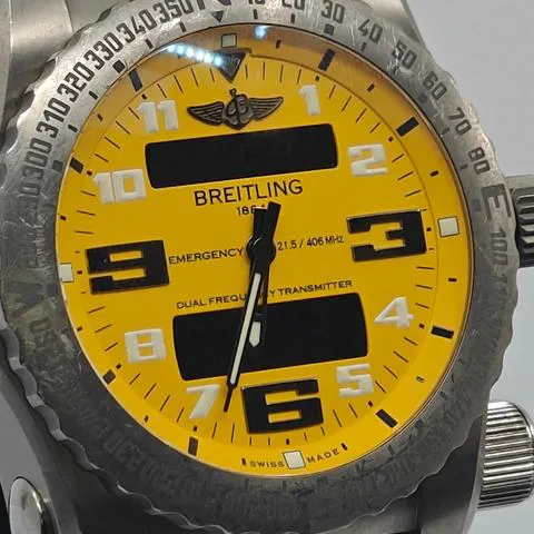 Breitling Emergency E76325 51mm Titanium Yellow 12