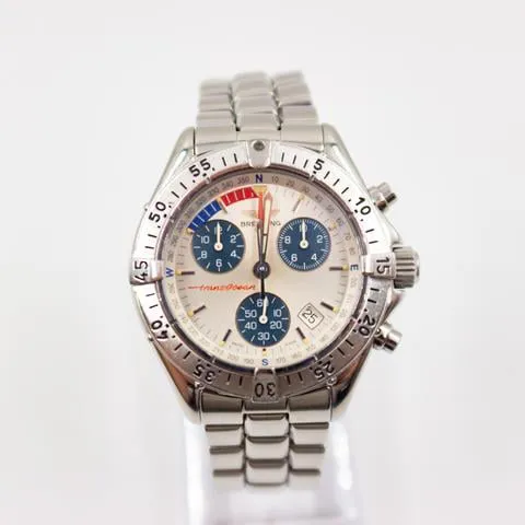 Breitling Transocean Chronograph 40mm Stainless steel Silver