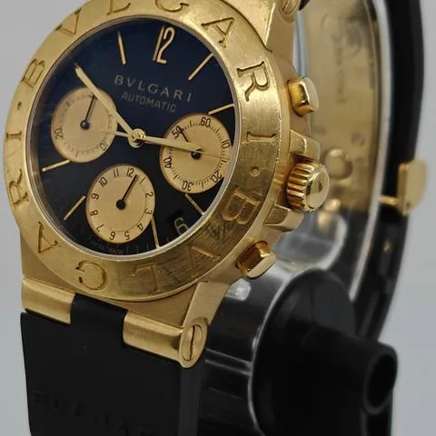 Bulgari Diagono CH 35 G 35mm Yellow gold Black