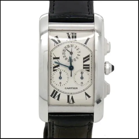 Cartier Tank Américaine 2312 26mm White gold White