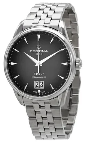 Certina DS-1 C029.426.11.051.00 41mm Stainless steel Black