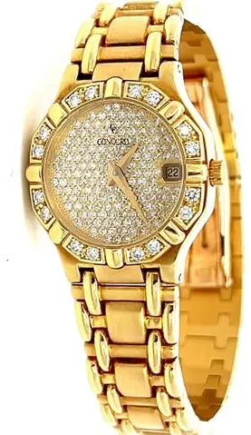 Concord Saratoga 5173287 23mm Yellow gold