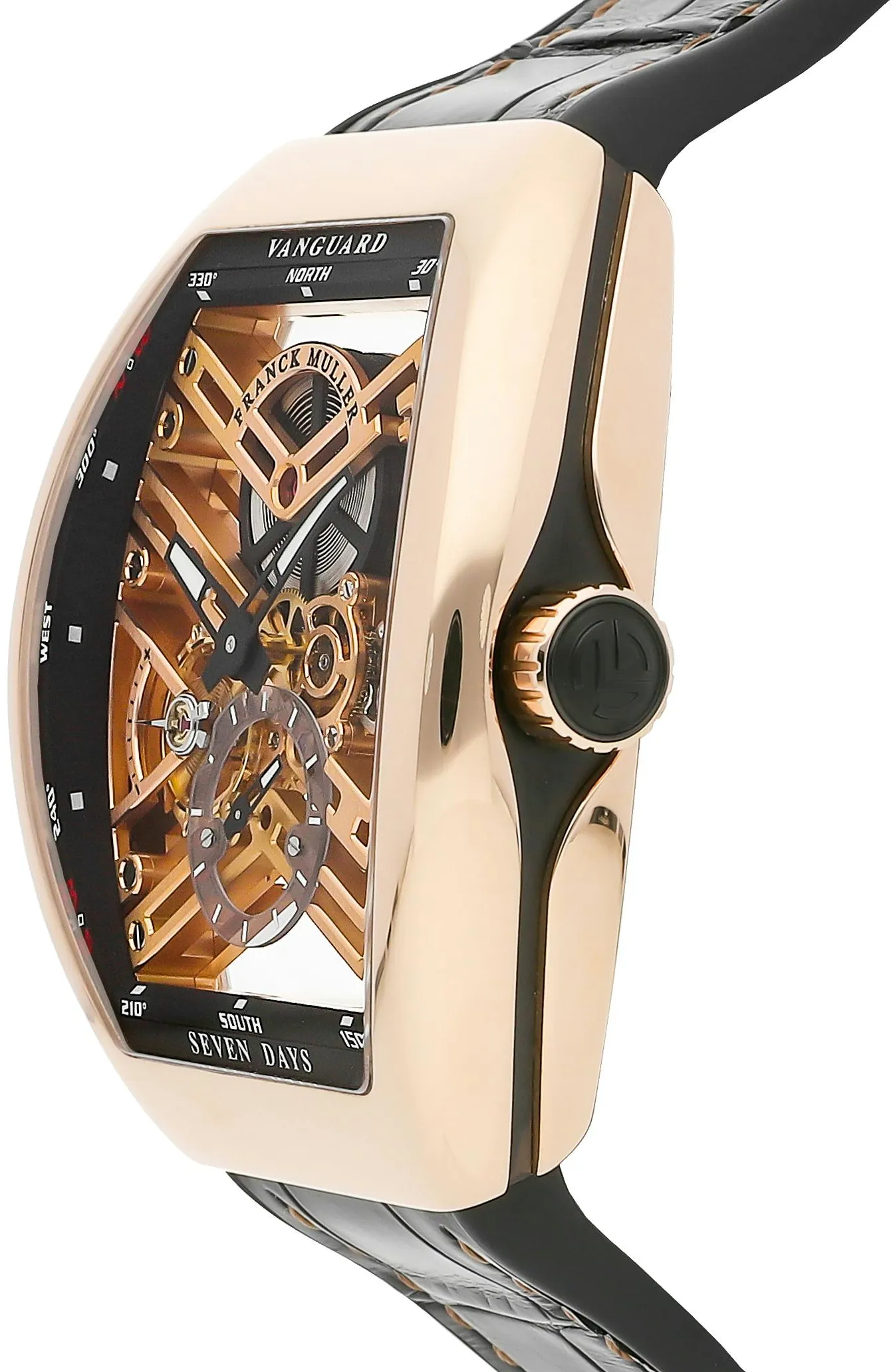 Franck Muller Vanguard V 45 S6 SQT 5N NR 53mm Rose gold Skeletonized 1