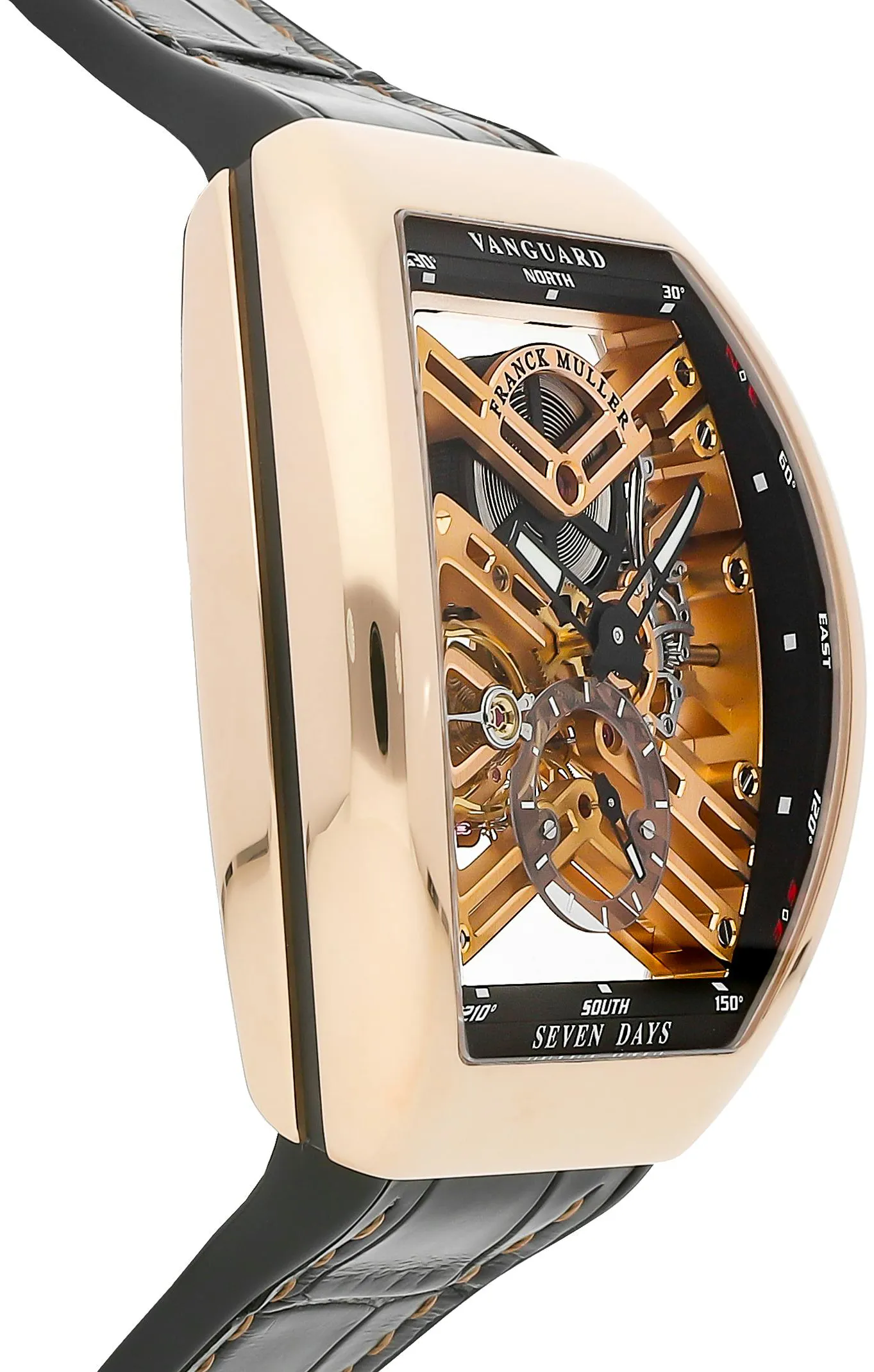 Franck Muller Vanguard V 45 S6 SQT 5N NR 53mm Rose gold Skeletonized 2