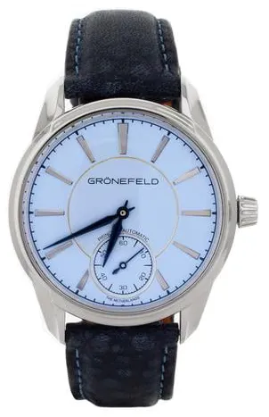 Grönefeld -SS-TU 39mm Stainless steel Blue