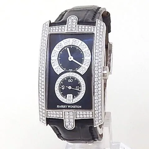 Harry Winston Avenue 26mm White gold Black