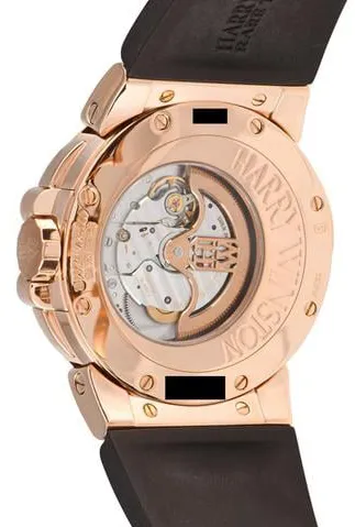 Harry Winston Ocean 44mm Rose gold Blue 2