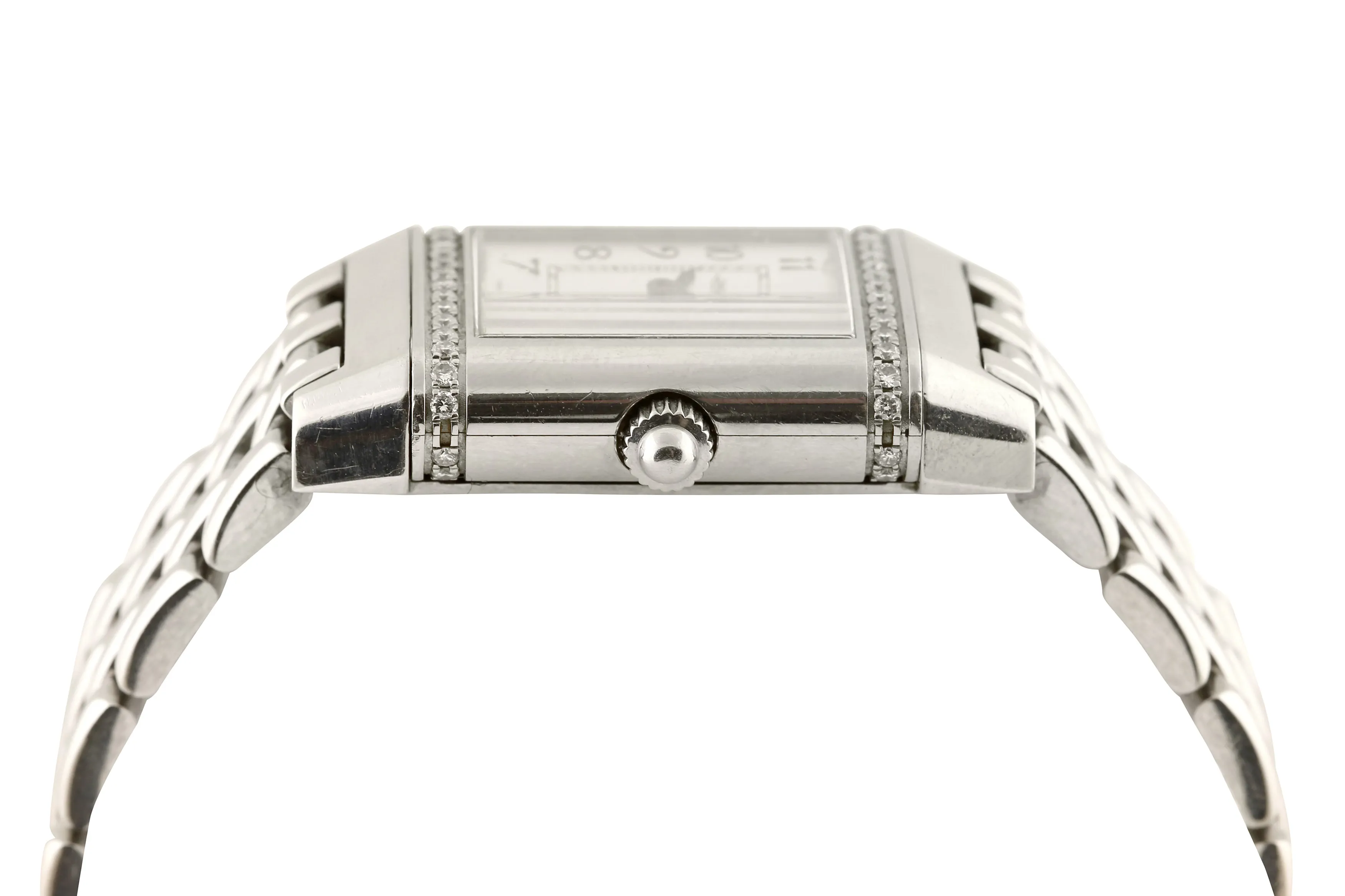 Jaeger-LeCoultre Reverso Q2658120 20.5mm Stainless steel and diamond-set Silver 1