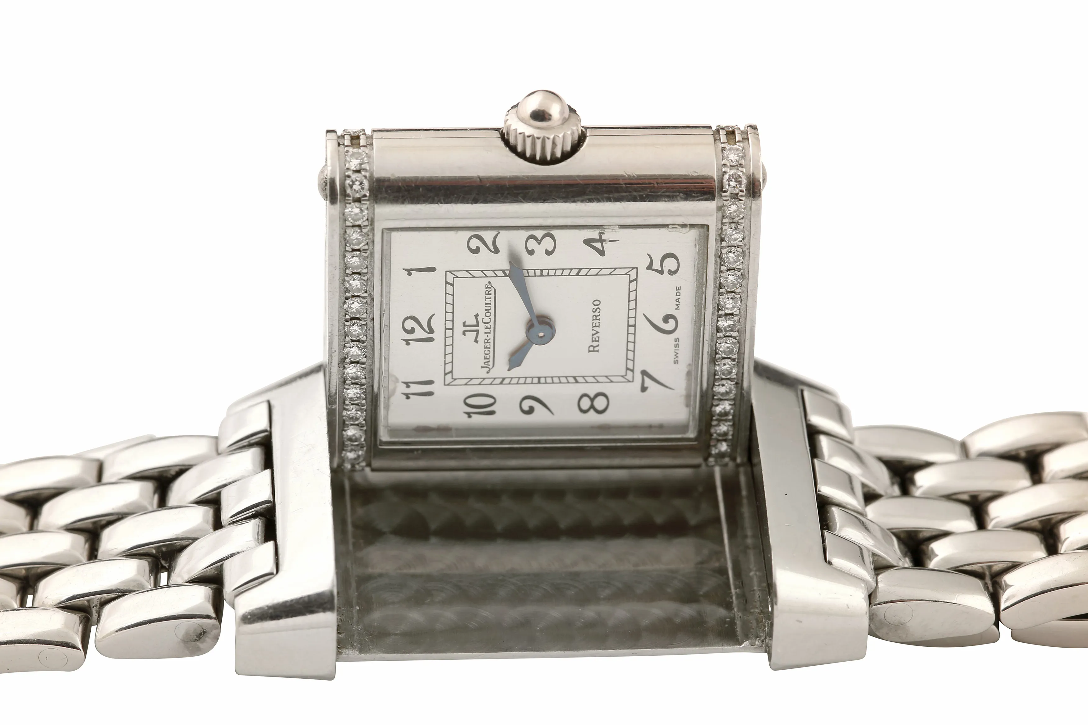 Jaeger-LeCoultre Reverso Q2658120 20.5mm Stainless steel and diamond-set Silver 2