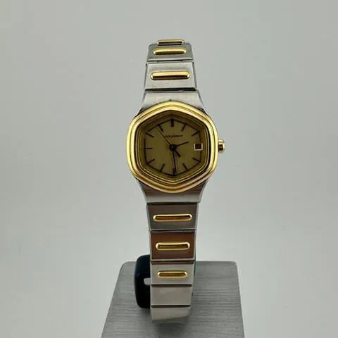 Jaeger-LeCoultre Vintage 25mm Yellow gold and stainless steel Champagne