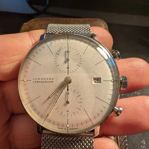 Junghans max bill 027/4600.00 40mm Stainless steel Silver