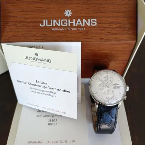 Junghans Meister Chronoscope 027/4120.00 40mm Stainless steel Silver