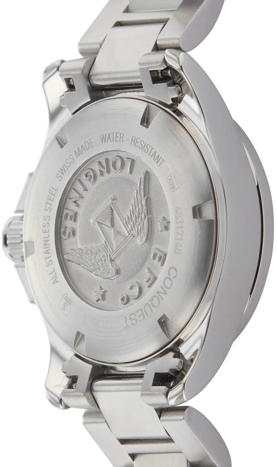 Longines Conquest L3.380.4.87.6 30mm Stainless steel Mother-of-pearl 3
