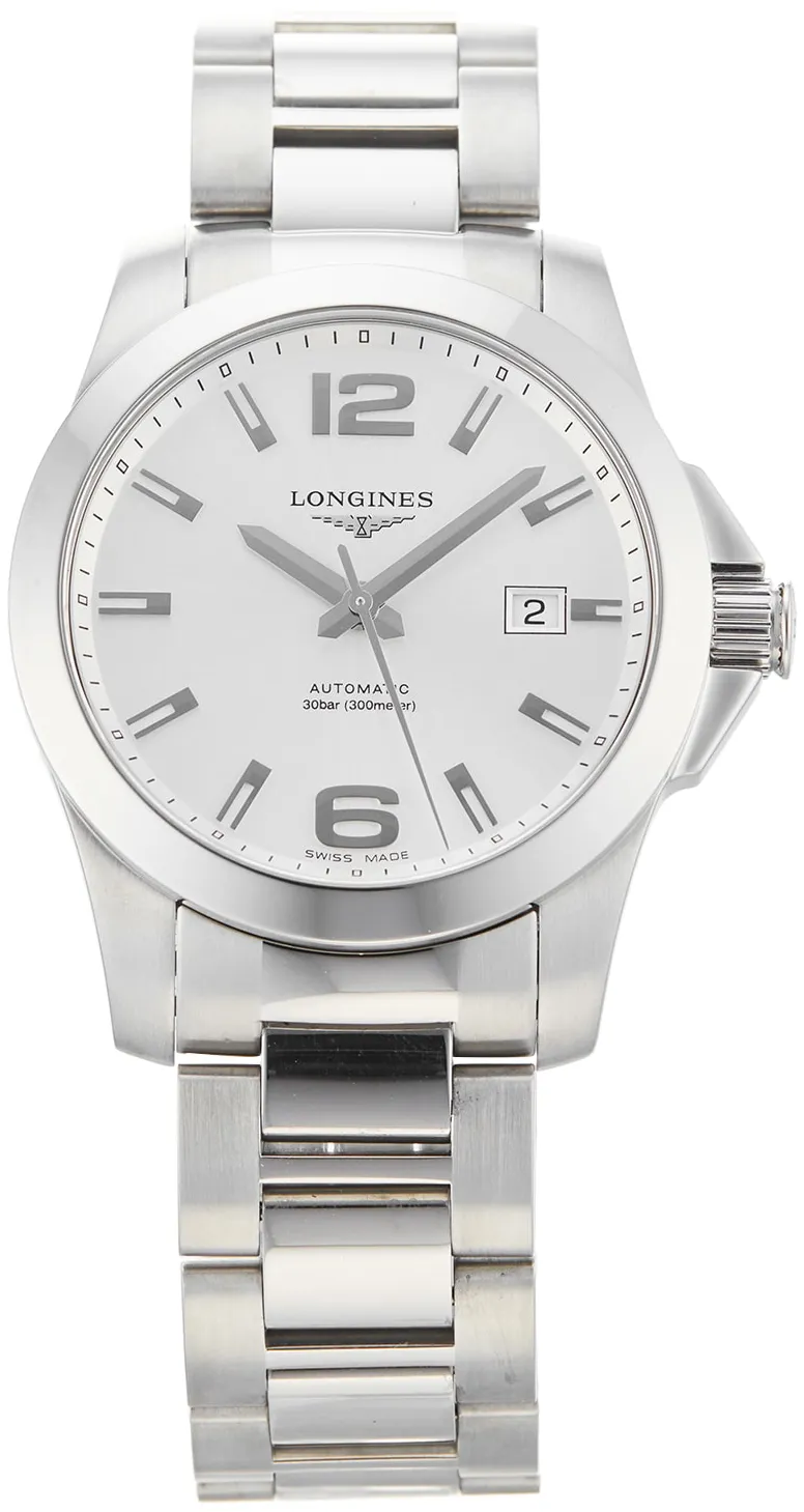 Longines Conquest 41mm Stainless steel Silver