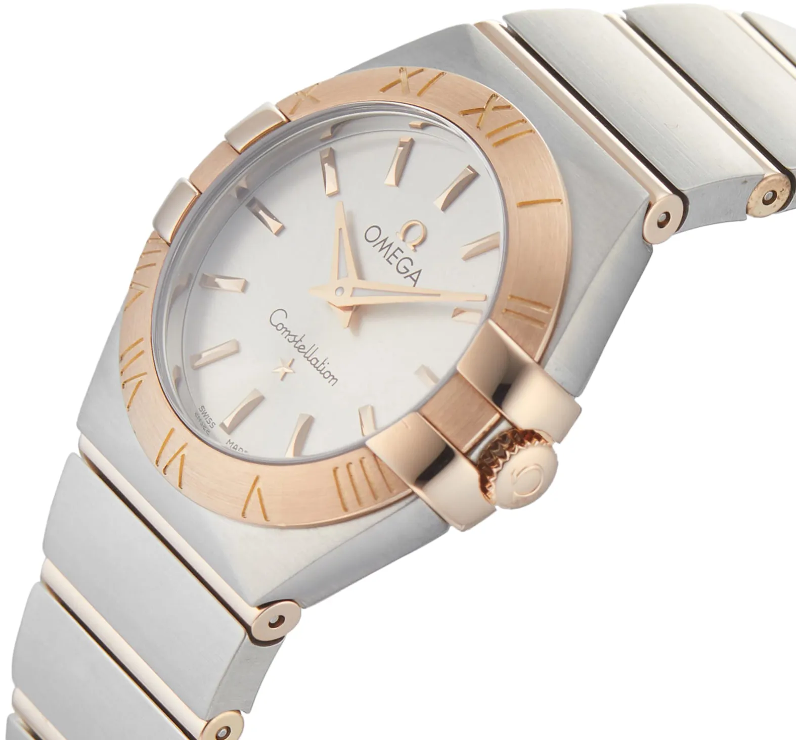Omega Constellation 27mm Stainless steel and rose gold Silver 1