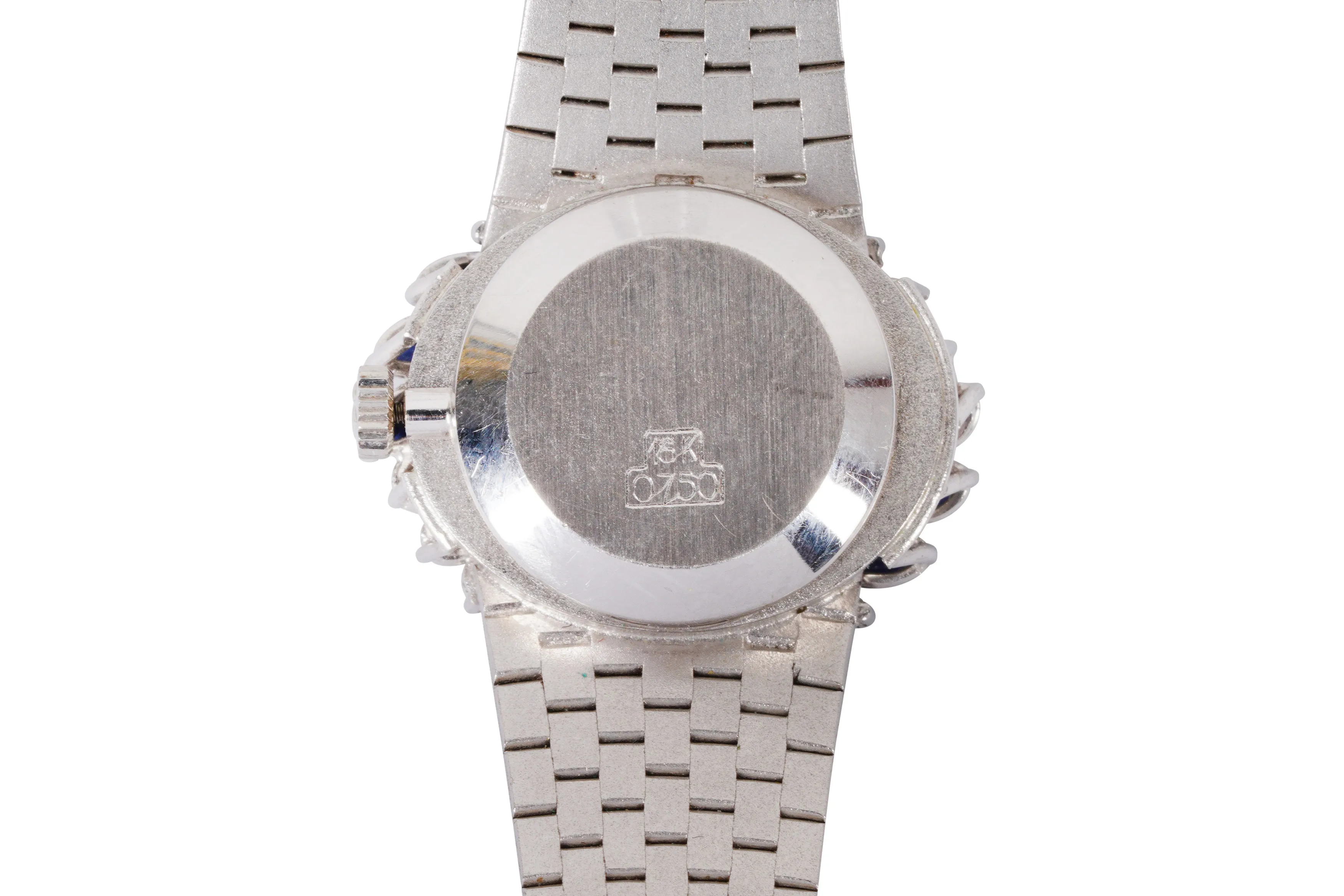 Omega 27mm White gold, diamond and sapphire-set Silver 3