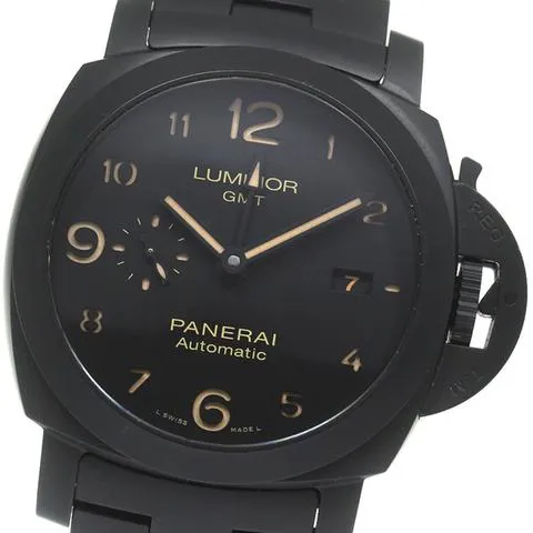 Panerai Luminor 1950 3 Days GMT Automa PAM 01438 44mm Titanium Black