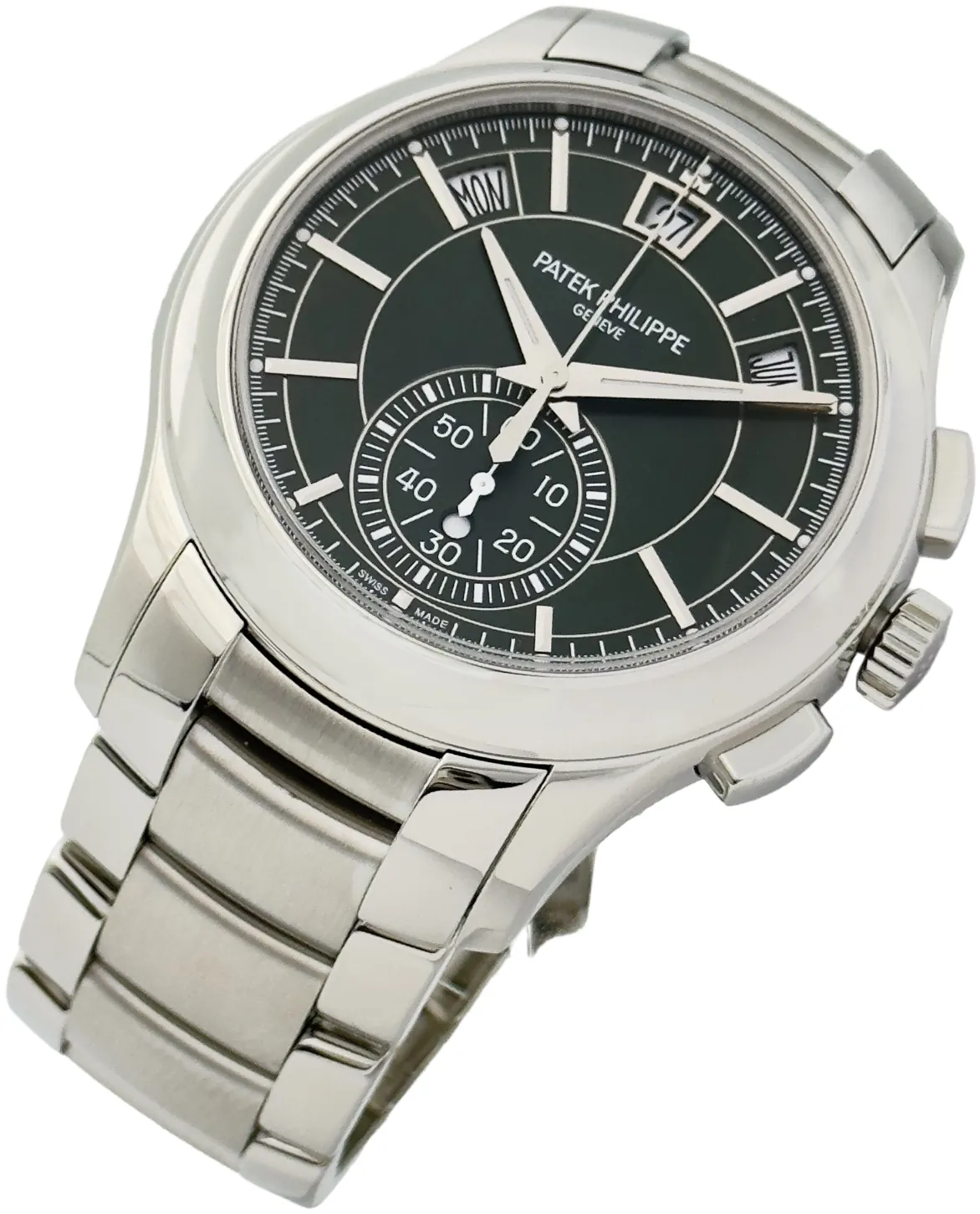 Patek Philippe Annual Calendar Chronograph 5905/1A-001 42mm Stainless steel Green 3