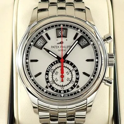 Patek Philippe Annual Calendar Chronograph 5960/1A-001 40.5mm Stainless steel Silver