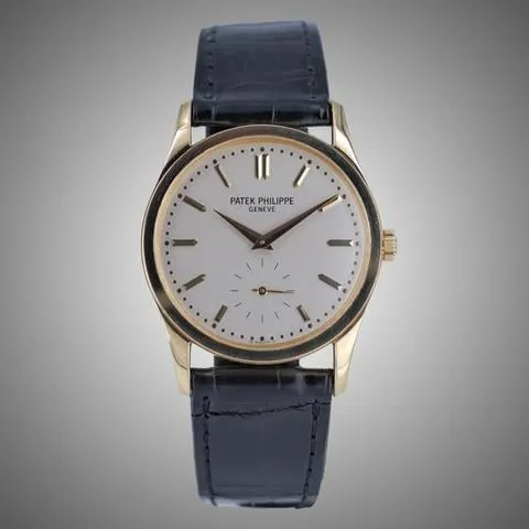 Patek Philippe Calatrava 3796 31mm Yellow gold Silver