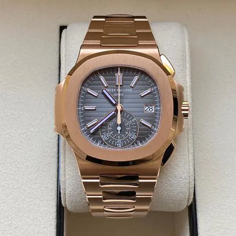 Patek Philippe Nautilus 5980/1R-001 40.5mm Rose gold Black