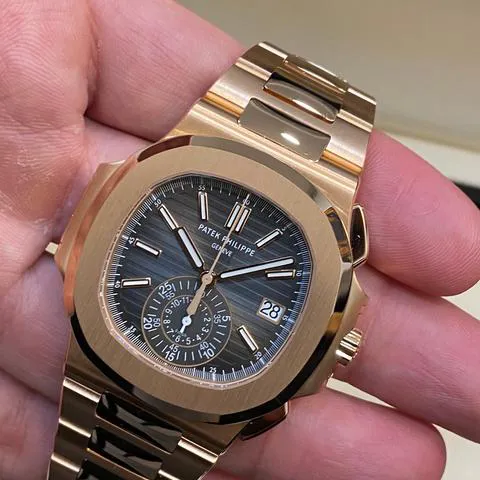 Patek Philippe Nautilus 5980/1R-001 40.5mm Rose gold Black 4