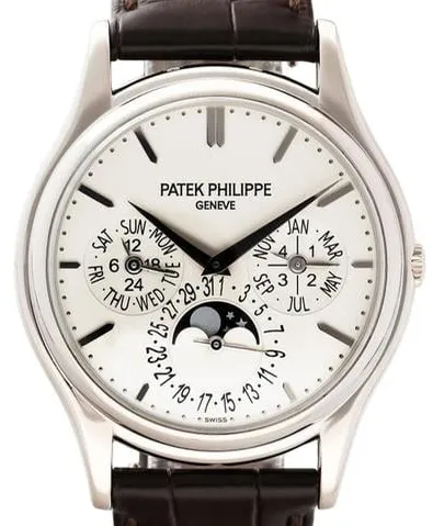 Patek Philippe Perpetual Calendar 5140G-001 37mm White gold Silver