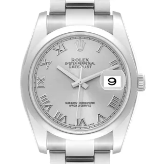 Rolex Datejust 36 116200 Stainless steel Gray