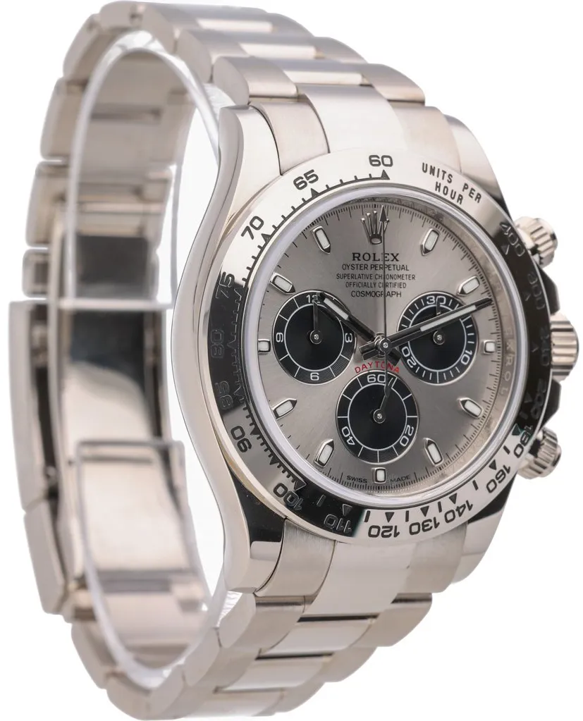 Rolex Daytona 116509 40mm White gold Black 4