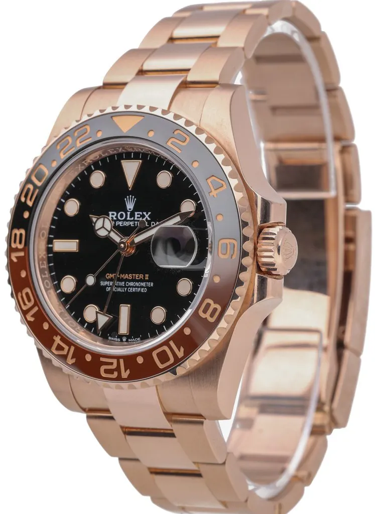 Rolex GMT-Master II 126715CHNR 40mm Rose gold Black 1