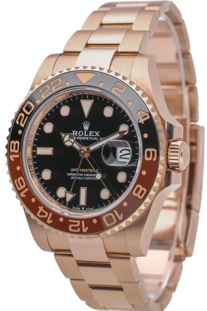 Rolex GMT-Master II 126715CHNR 40mm Rose gold Black 2