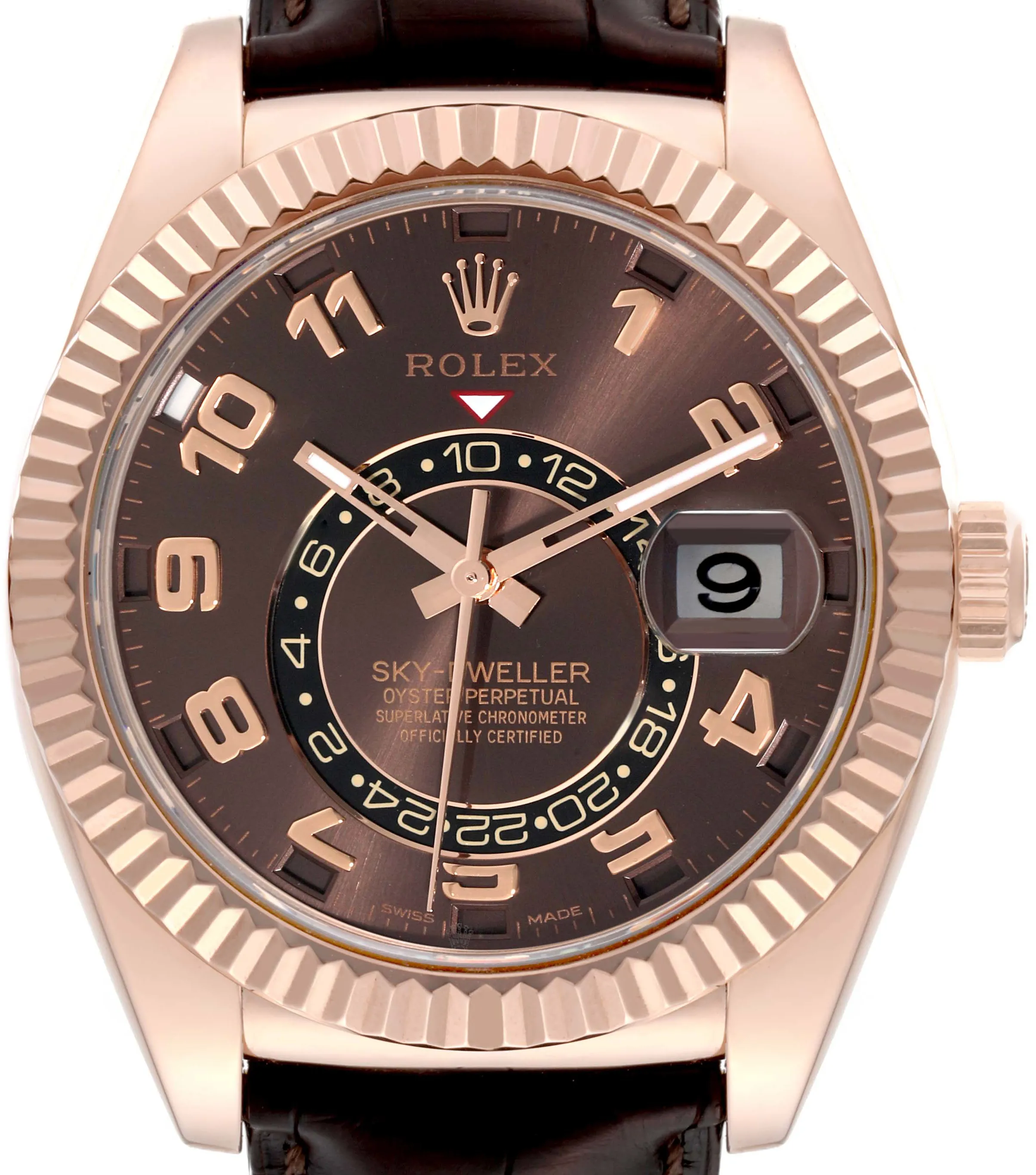 Rolex Sky-Dweller 326135 42mm Rose gold Brown 1