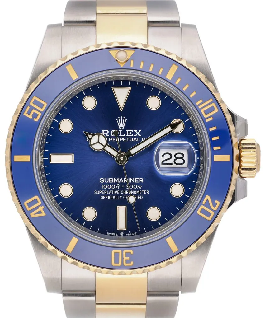 Rolex Submariner 126613LB 41mm Yellow gold and stainless steel Blue