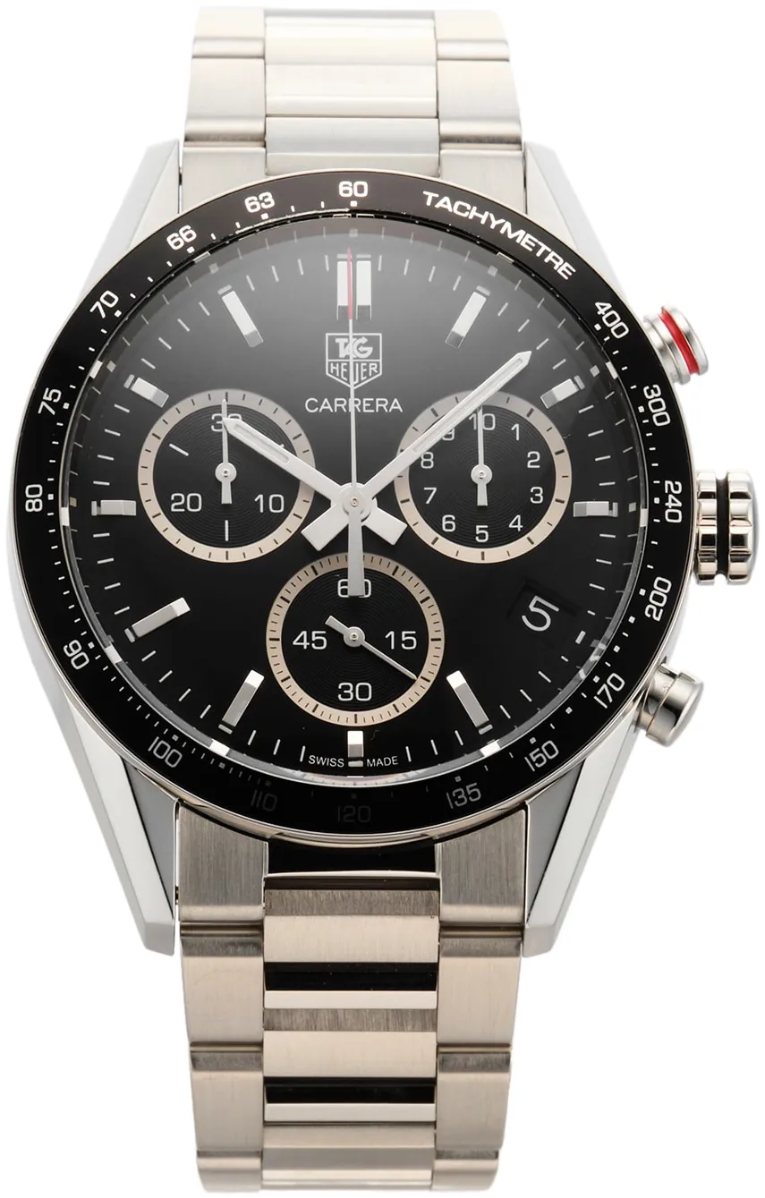 TAG Heuer Carrera CV1A10.BA0799 43mm Stainless steel Black