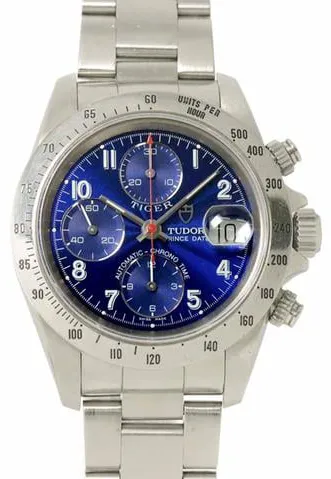Tudor Prince Date 79280 40mm Stainless steel Blue