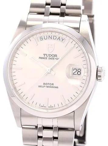 Tudor Prince Date-Day 76200 nullmm Stainless steel Silver