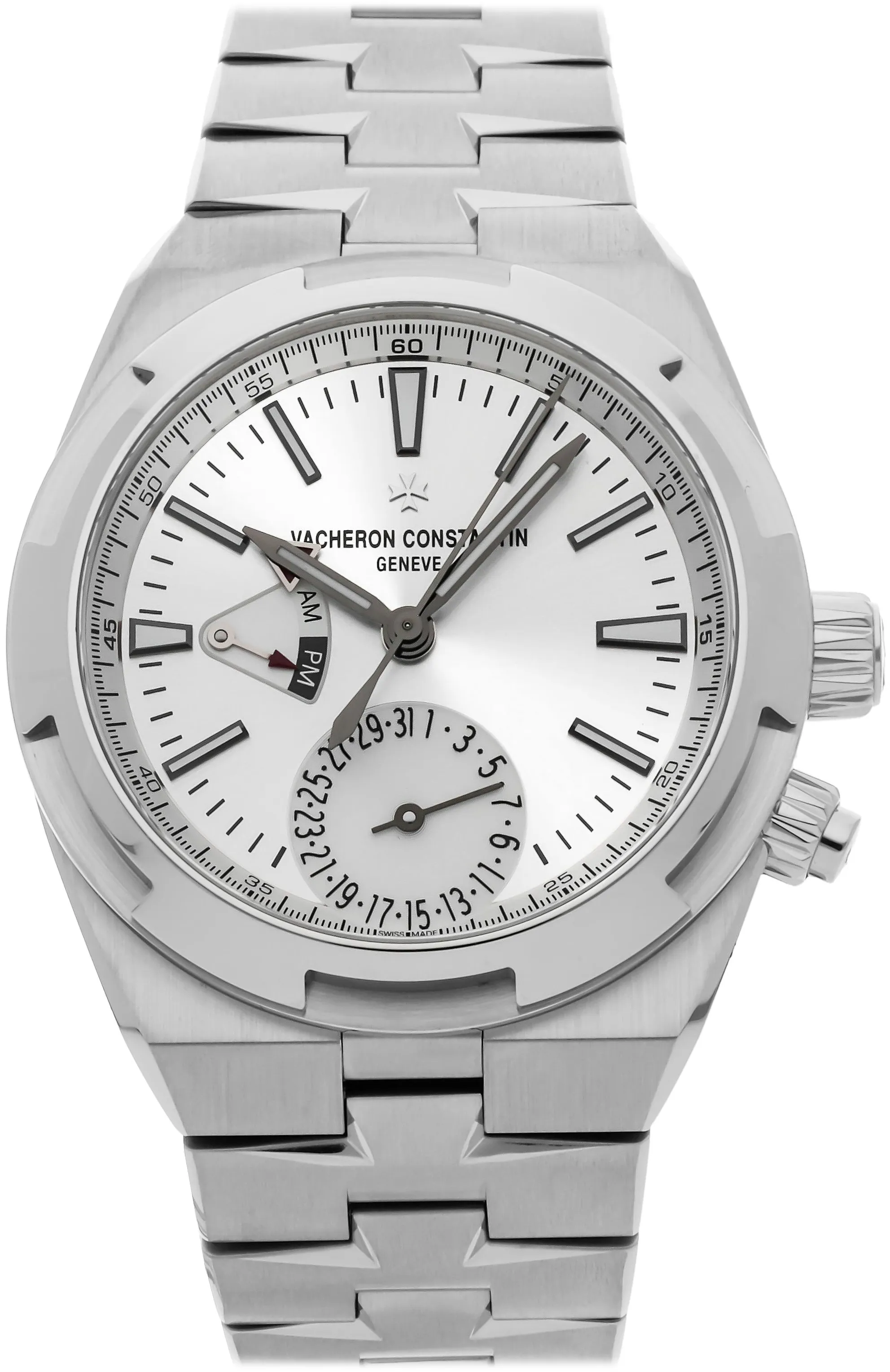 Vacheron Constantin Overseas Dual Time 7900V/110A-B333 41mm Stainless steel Silver