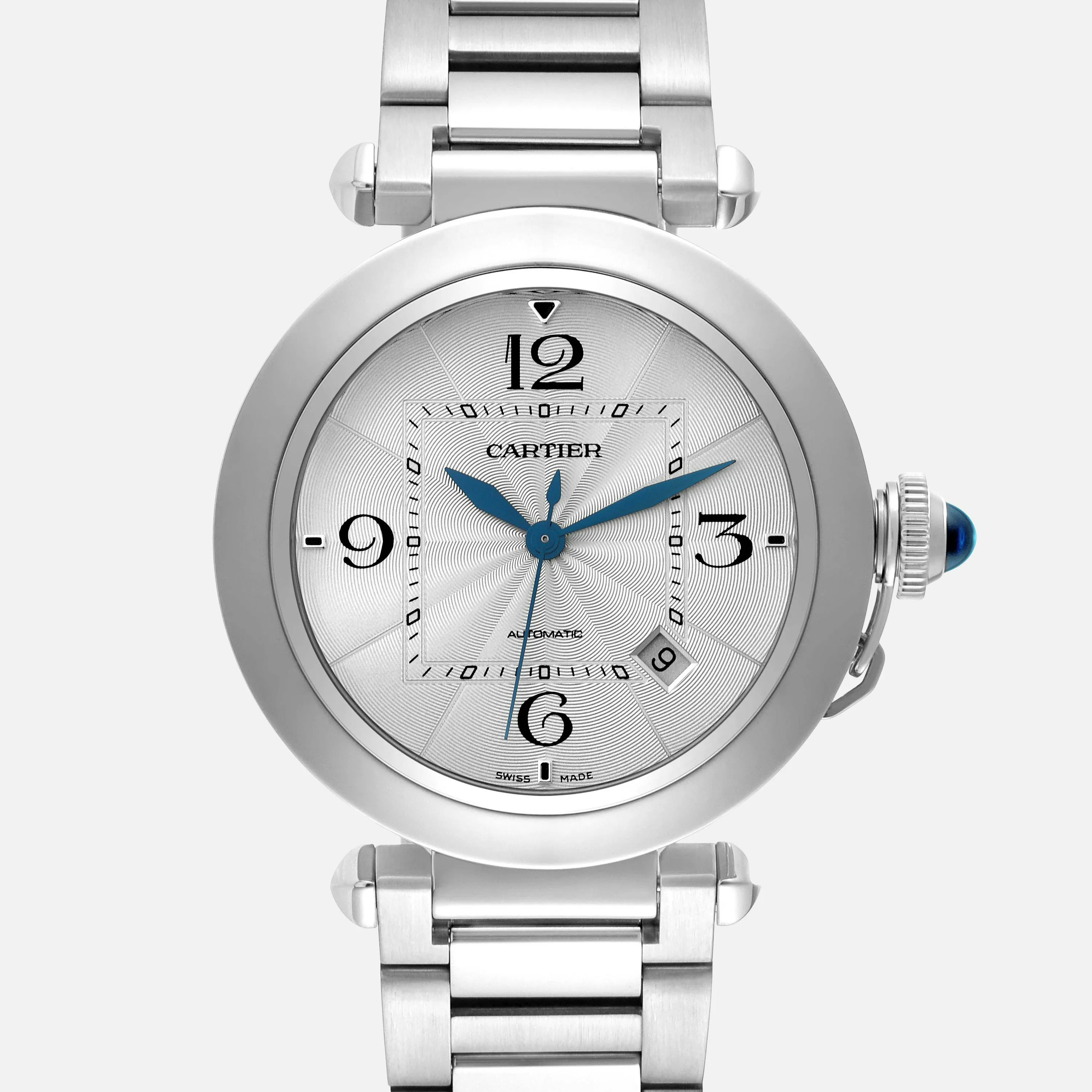 Cartier Pasha WSPA0009 41mm Stainless steel Silver