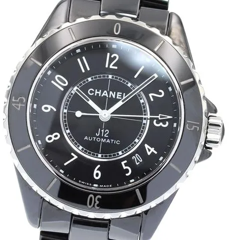 Chanel J12 H5697 38mm Black ceramic Black