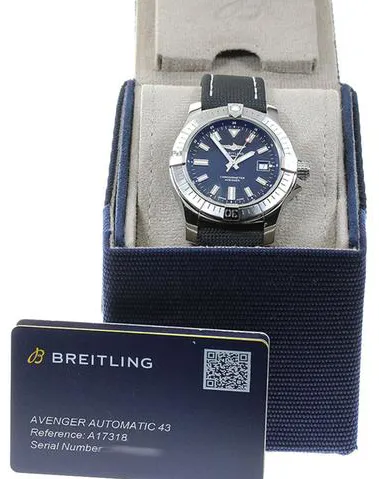 Breitling Avenger A17318 43mm Stainless steel Black 1